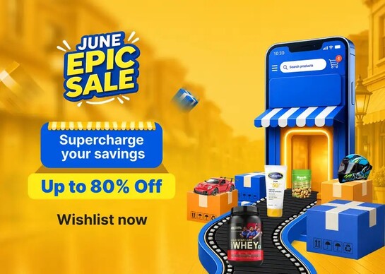 (starts 11th june) Flipkart June Epic Sale - up to 80% off + 10% Bank Offers