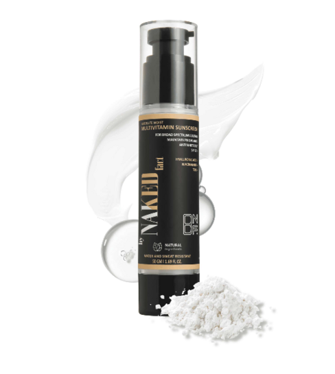 By NAKED fact Multivitamin SPF 50 Sunscreen with TiO2 & Niacinamide