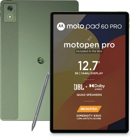 MOTOROLA Pad 60 Pro 12 GB RAM 256 GB ROM 12.7 inch with Wi-Fi Onl...more