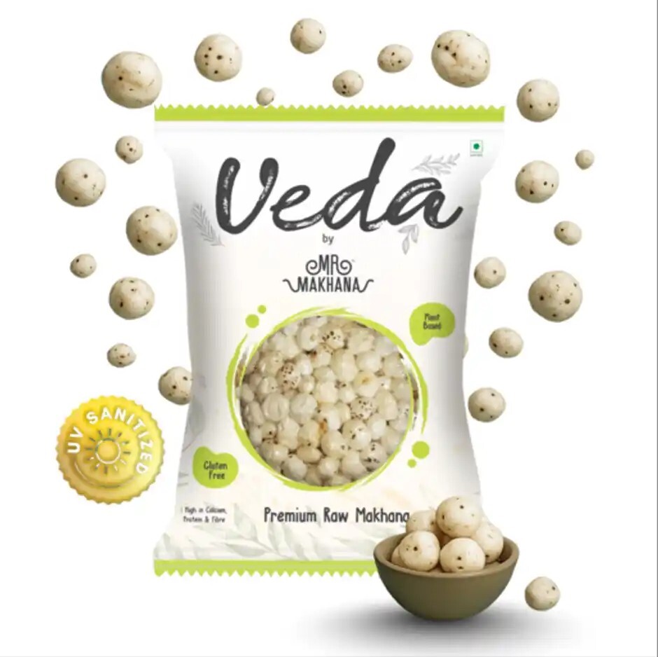 Zepto : Mr. Makhana Veda Plain & Raw Makhana 100g (Location Specific)