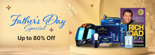Flipkart - Fathers Day Special - Up To 80% Off 