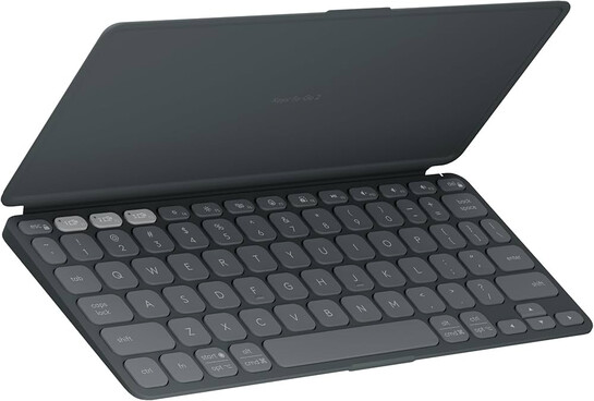 Logitech Keys-to-Go 2 Portable Bluetooth Keyboard for Tablet with Built-in Cover