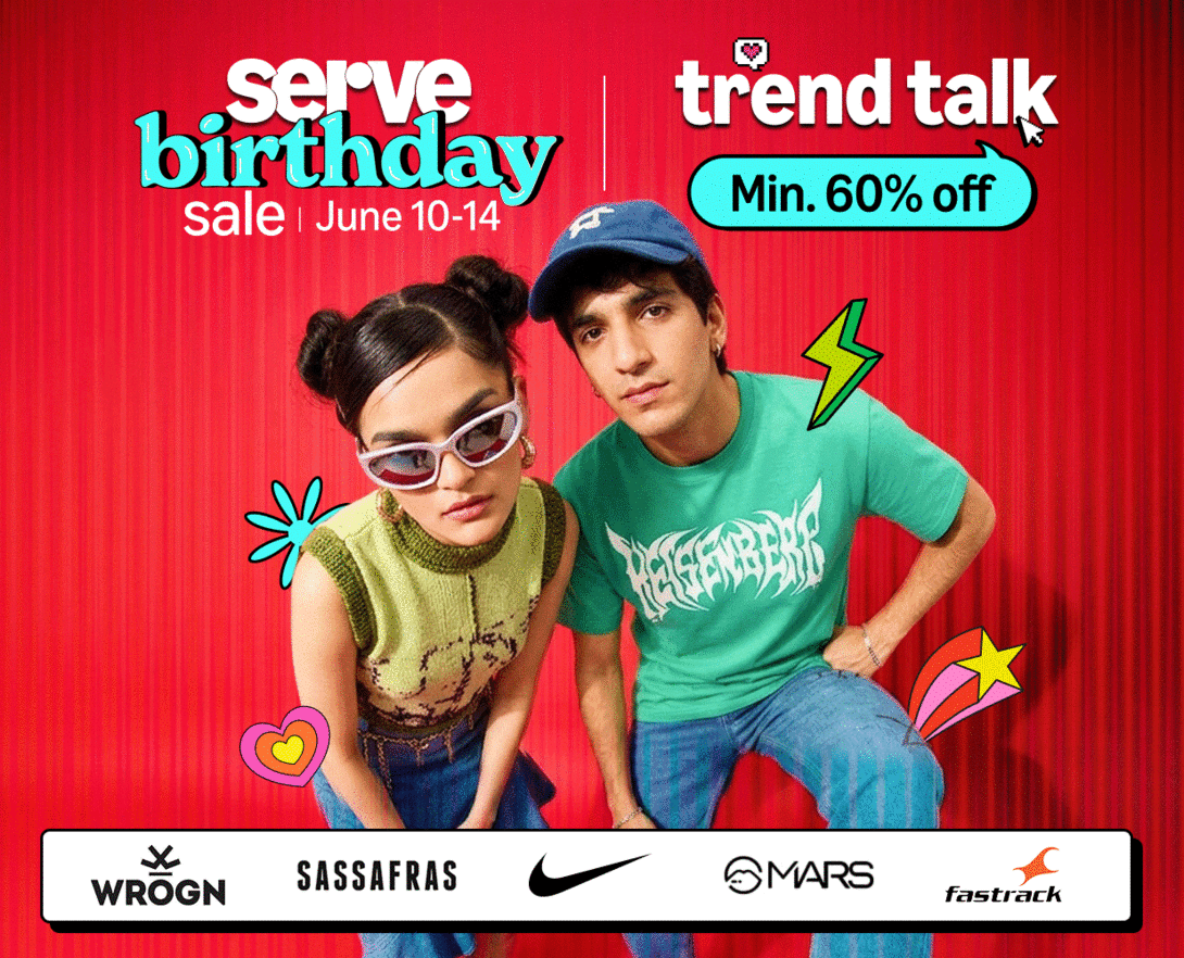 Amazon - Serve Birthday Sale - Min 60% Off (june 10-14)