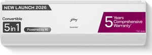 Godrej 2026 Model 2 Ton 3 Star Split Inverter 5-in-1 convertible ...more