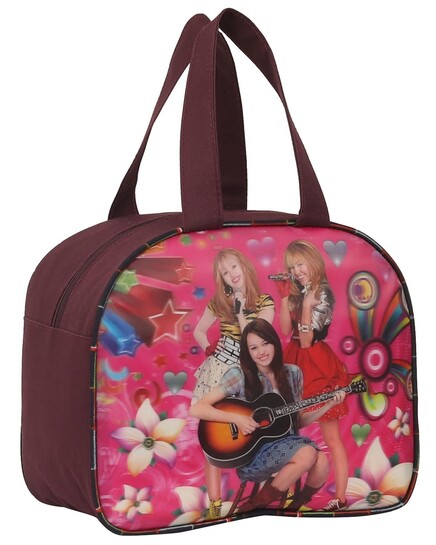 STRONG LIFE Polyester Tiffin Lunch Bag | Bottle Holder | Kids School Office Picnic | Purple