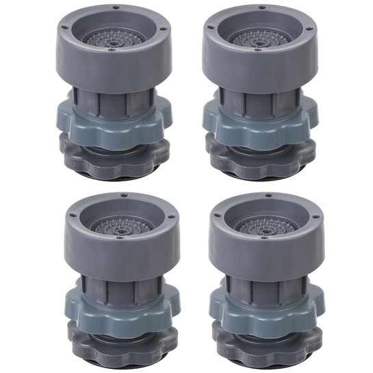 E-Cosmos Refrigerator Stand, Washing Machine Stand,Height Adjustment Feet for Refrigerators, Fridge Stands for Single Door and Double Door with Anti-Slip Rubber (Pack of 4)
