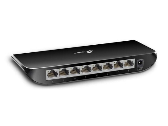 TP-Link TL-SG1008D 8-Port Desktop Switch (Black)