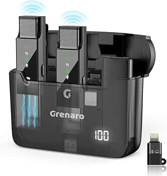 GRENARO S13 Wireless Mic  Collar Microphone
