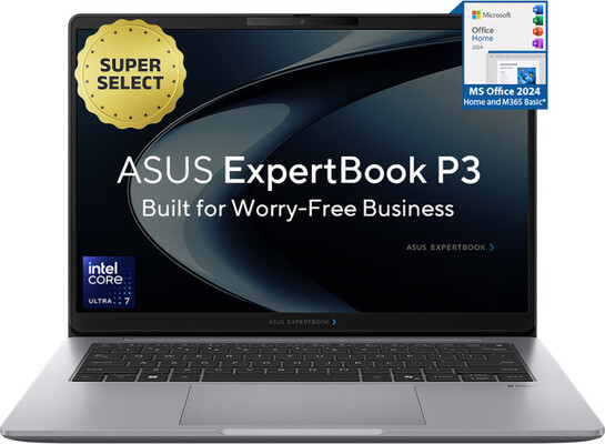 ASUS ExpertBook P3 Intel Core Ultra 7 255H - (16 GB/512 GB SSD) 14 Inch Thin and Light Laptop 