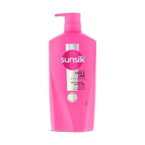 Sunsilk Luscious Thick & Long Shampoo 650 ml | for Thicker, Bouncier Hair