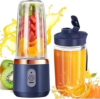 Portable Blender Juicer with Travel Bottle,