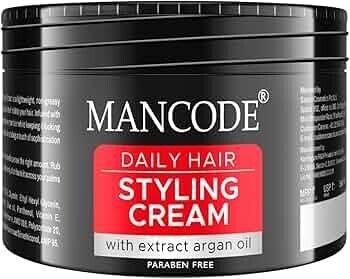 Mancode Hair Styling Cream For Men - 100 gr | For Daily Use Style & Nourishment