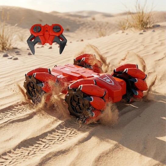 Remote Control Drift Car Red 4x4 Stunt Car (3-12 Yrs) @ ₹999(After 9% Coupon)