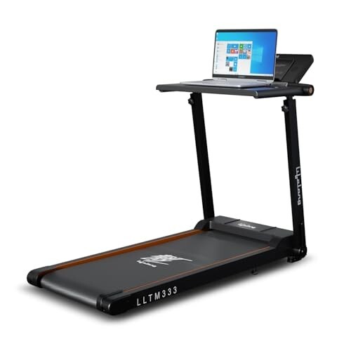 Lifelong 2.5HP Motorised Walking Pad Treadmill with Desk