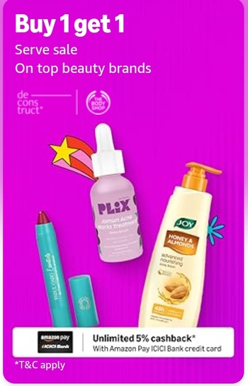  Amazon Beauty Sale | B1G1 & Buy 2 Get 1 Free on Selected Beauty Brands