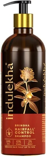 Indulekha Bringha Shampoo| Proprietary Ayurvedic Medicine for Hairfall| 580ml