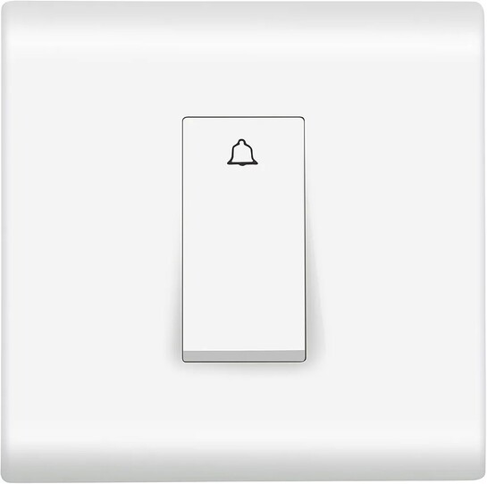 Wipro Northwest (Nowa) Switch Combo of 1M Plate + 1M 6A Bell Push