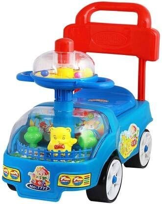 SMART PICKS Ride On Funny Car/Rider for Kids/Child, 2+ Years Boys Girls, Fun Ride Toy (Colour May Vary)