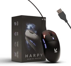 Kreo Harpy Wired Right Handed Mechanical  Gaming Mouse  