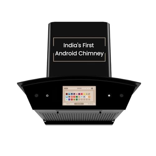 Beyond Appliances Asteria 60cm Auto Clean Kitchen Chimney | Black Finish