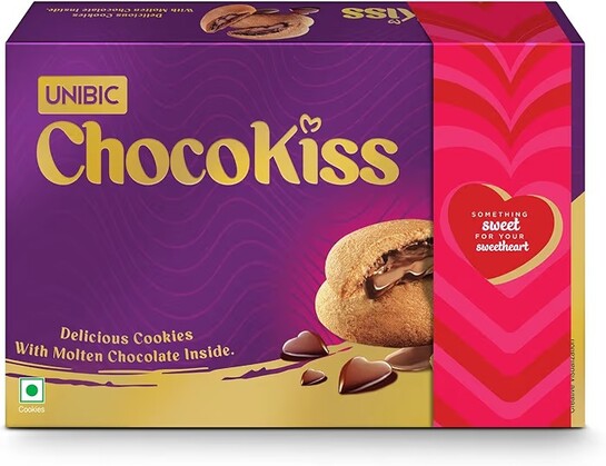 Unibic Choco Kiss | Limited Edition Choco Filled Cookies | Chocolate Delight | Perfect Gift | 500Gm 