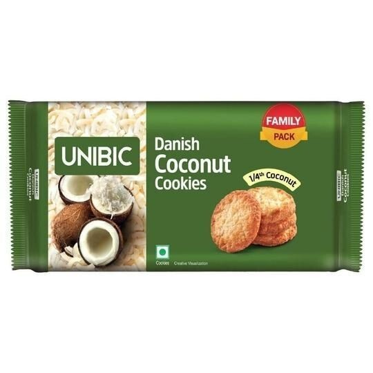 JioMart: Unibic Danish Coconut Cookies 270 g at Rs.44/- 74% off