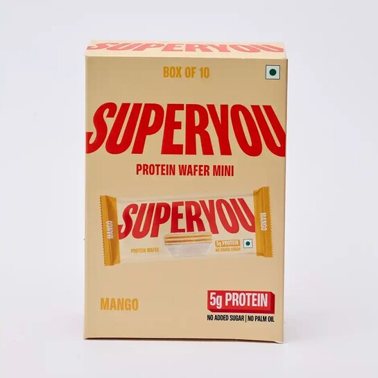 Zepto : Superyou Mini Mango Protein Wafer Bar 200 g