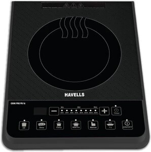 HAVELLS 1600 W Induction Cooktop Push Button (Black, Cook Pro PB-16)