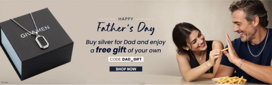 Giva-Buy Silver for DAD & Enjoy a Free Gift