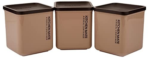 Asian Plastowares - Airtight Rectangular Storage Containers | Set of 3 | 1300ml each