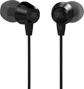 JBL C50HI Wired Headset (Black, In the Ear)