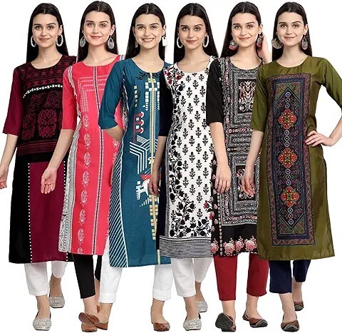 Upto 92% off on 7Threads Womens Kurti/Kurta