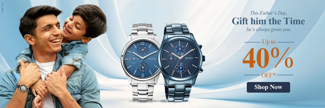 Titan - Sale is Live Upto 40% off 