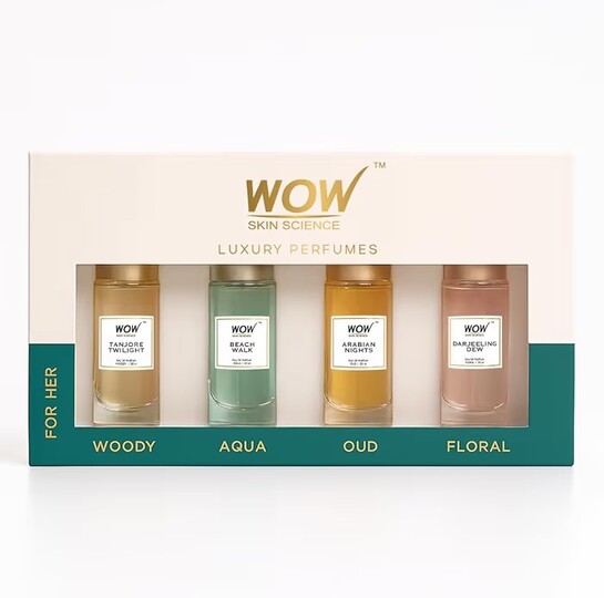 WOW Skin Science Luxury Perfumes for Women | Pack of 4 |  80 ml