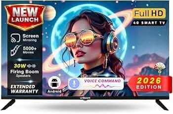 Uniboom Optima Series 102 cm (40 inch) HD Smart LED TV