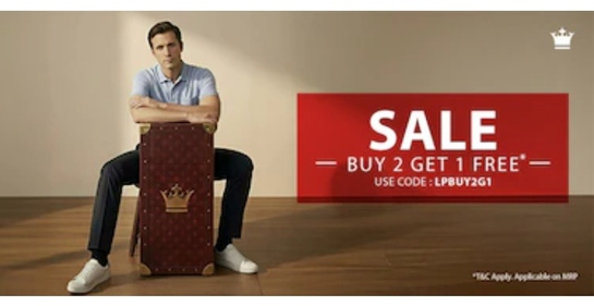 Louis Philippe Sale - Buy 3 Get 2 FREE or Buy 2 Get 1 FREE