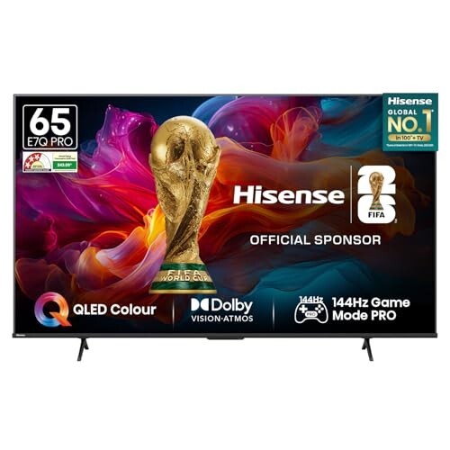 Hisense 164 cm (65 Inches) 4K Ultra HD Smart QLED TV  (Charcoal Grey)