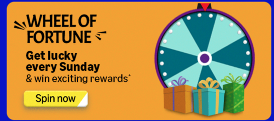 Win Rewards in Amazon Wheel of Fortune