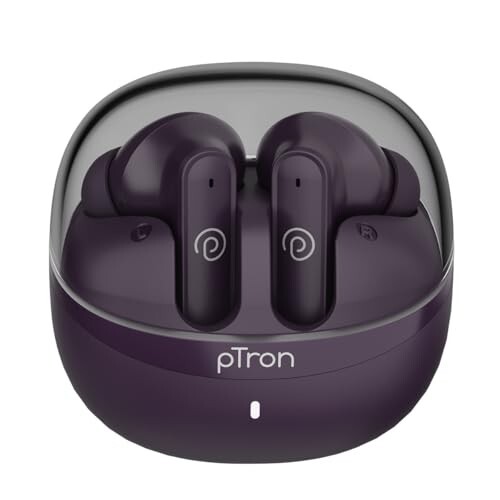 pTron Bassbuds Indie in-Ear TWS Earbuds w/ 10mm Drivers, 45Hrs Playtime