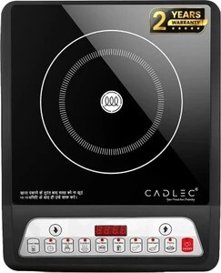Cadlec 1800 W Induction Cooktop Push Button (Black, CookMate)