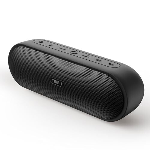 Tribit XSound Plus 2 30W 5.3 Bluetooth Wireless Speakers,Powerful Louder Stereo Sound with Bass-Enhanced XBass Function,24H Playtime,IPX7 Waterproof,Built in Mic,150ft BT Range for Home/Outdoor,Black