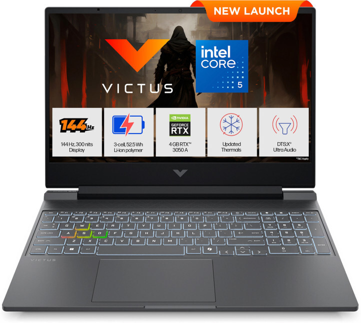 HP Victus(i5 14th Gen) Intel Core 5 210H - (24 GB/512 GB SSD/4 GB Graphics/NVIDIA GeForce RTX 3050)