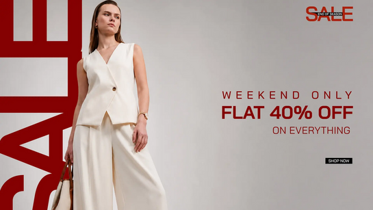 End of Season Sale is Live WEEKEND ONLY | FLAT 40% OFF