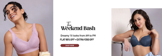 Zivame - The Weekend Bash | Flat 65% off + Extra 250 OFF