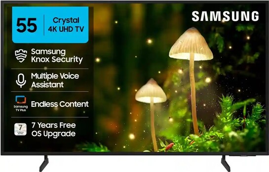 Crystal 4K Infinity Vision 138 cm (55 inch) Ultra HD (4K) LED Smart Tizen TV