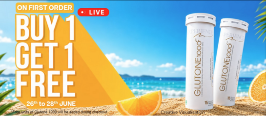 First Order Special: Buy 1 Get 1 FREE on Glutone 1000
