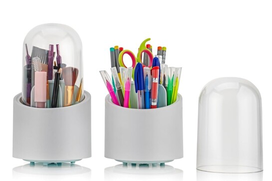 Arto 360°Rotating Dust-Proof 7 Compartment Multifunctional Organizer 