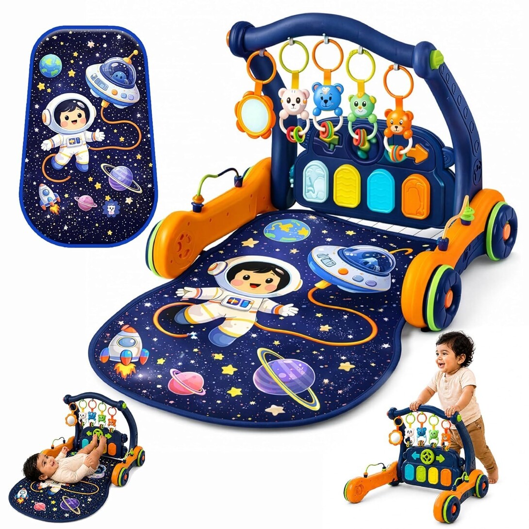 Astro 2-in-1 Playgym & Convertible Walker @ ₹1,349 (77% Off MRP) | Extra 10% Coupon