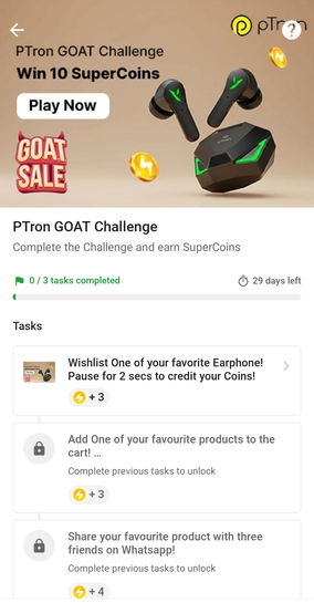 Win 10 Super coin on filpkart 
