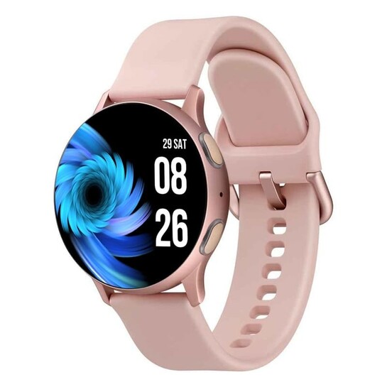 PunnkFunnk Active 2 Smart Watch with 2 Series | Bluetooth 4.0 +5.0 Dual Mode (Peach)